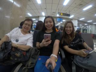Traveling this time with my Lola and Auntie.